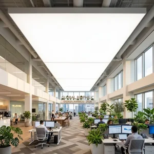 Professional Architectural Lighting Ceiling With Transparent Membrane
