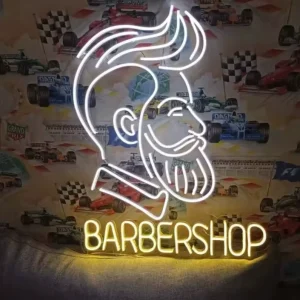 Professional Barber Shops Eco-Friendly 4000 Lumens Waterproof LED RGB Advertising Light Boxes for Outdoor Use Beauty