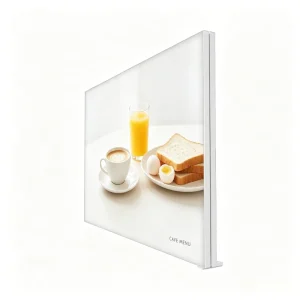 Professional Equipment Ultra Slim Advertising Light Box Pro for Pizza Shop Hanging Menu Board Signage Display