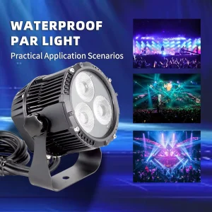 Professional Factory 3x20W IP65 Waterproof LED Par Light DMX512 Outdoor Stage Par Lighting