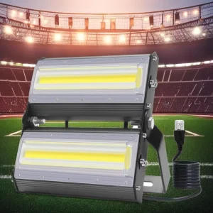 Professional Flood Light 200W IP67 Waterproof Aluminum Housing High Efficiency COB LED for Stadium Outdoor Lighting
