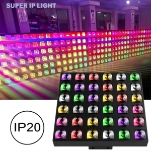 Professional Led Matrix Light 36X12W RGBW 4 in 1 Led Wash Stage Background Light Pixel Control DMX512 RDM for Disco Party