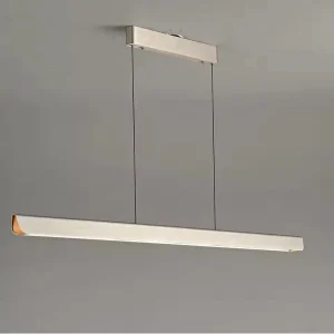 Professional Lens Design LED Pendant Light Modern Minimalist Long Linear Lighting for Restaurant Bar Hotel Luxury Lamp