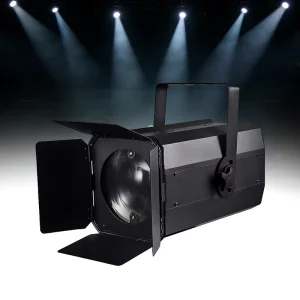 Professional Lighting 220W LED Zoom Spotlight Adjustable CCT 3200K 6500K Warm Cold White DMX512 CRI 90 Stage