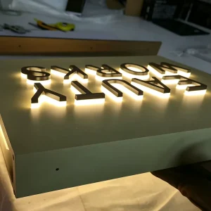 Professional Manufacturer Wall Mounted Advertising Decor Light Box Modern LED Cube Rectangle Circle Full Luminous Light Box Sign