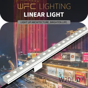 Professional Outdoor IP66 Aluminum LED Waterproof Linear Light for Landscape and Wall Use