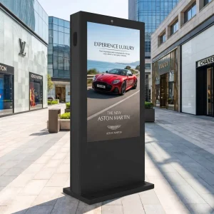 Professional Outdoor Interactive Touch Screen Kiosk High Brightness Advertising Media Player