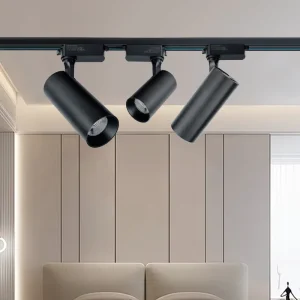 Professional Project Lighting Aluminum Rail Spotlight Adjustable Showroom Shop Exhibition 30W LED Track Light