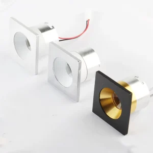 Professional Recessed Floor Spotlight GU10 Adjustable COB LED Grille Light for Indoor Use