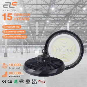 Professional factory lighting high-brightness lamps 100w 150w 200w 240w 300w 400w led high bay light