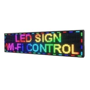 Programmable IP65 Outdoor LED Scrolling Screen with WiFi Control for Shopping Malls Retail Stores Advertising Sign