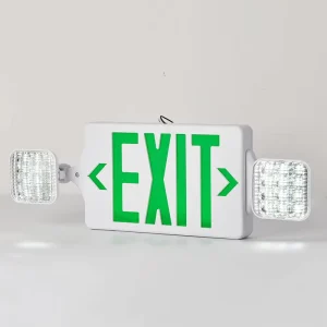 Project Case Custom Green Exit Sign Emergency Light for Hospital Office Supermarket School Hotel