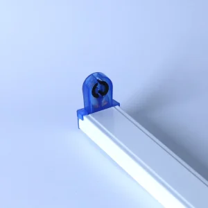 Project Use 4FT T8 Single Light Fixture CE Certified Industrial Linear Light Durable Iron Bracket OEM Support