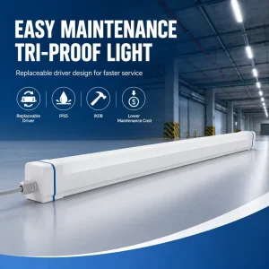 Pull Out Driver Maintenance Friendly Tri Proof Lamp Replaceable Module IP65 Rated 5 Year Warranty Dimmable for Industrial