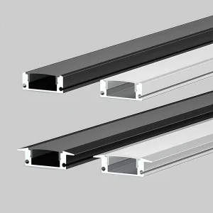 Pure Aluminium LED Profile Light Gutter for LED Strip Recessed Aluminum Drywall Channel Diffuser Perfiles De Aluminio