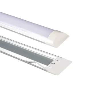 Purification Lamp Aluminum PC 2ft Office Long Wide Panel Lights Dial Anti Glare Waterproof Dust Insect Proof Linear Lights CRI