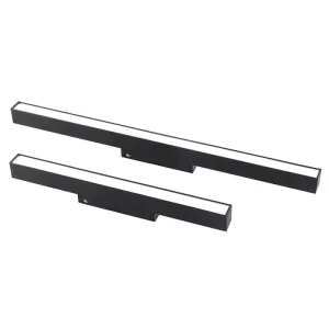 QCXFGB180 18W Aluminum Magnetic Track Light System Modern Recessed Focus Lamp Linear Spotlight LED 48V Track Magnet Lights