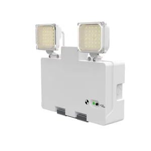 Quality IP65 Manual Test Self Test Commercial Emergency Flood Lights Twin Spots Fixtures Non Maintainable Luminaire 1720lm