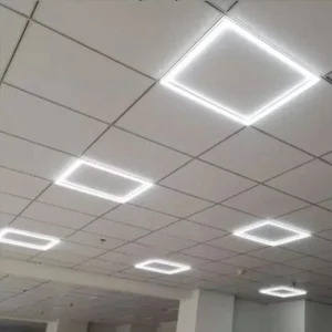 Quick Assembly 4000lm 620*620*20 40w 100-270v Square Border Led Frame Commercial Frame-lit Led Panel Light