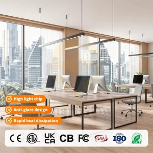 Quick Splicing DIY Aluminum LED Profile Extrusion Linear Light High Brightness Strip Lights Diffuser Channel Commercial Lighting
