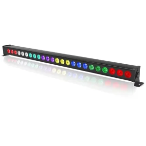 RGB 3In1 LED Dj Light Bar 24Pcs Theme Park Aluminum with Pixel Controller Wall Washers & Strobe Ra90 AC85 265V