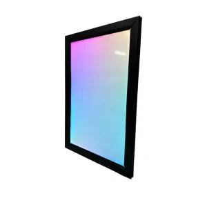 RGB Dynamic LED Light Box Customized Size Aluminum Profile Acrylic Poster Display Sign Snap Frame