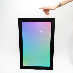 RGB Dynamic LED Slim Light Box Aluminum Snap Frame Acrylic Poster Display Sign Wall Mounted Custom Size