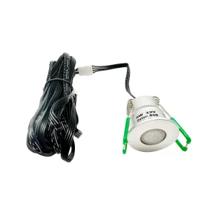 RGB LED Veranda Spotlight Kit Waterproof Color Changing With Remote Control for Balcony Patio Pergola Garden Decor