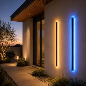RGB LED Wall Mount Light 2FT 4FT 6FT 8FT Waterproof Dimmable 2.4G Remote ETL CETL Approved Commercial Indoor Outdoor
