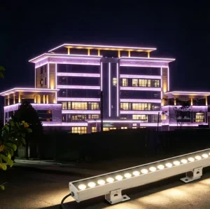 RGB LED Wall Washer Light DMX Control Color Changing Outdoor Wall Lighting