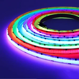 RGB RGBIC RGBW RGBWW CCT Addressable 12V 24V COB LED Tape Light Dotless Waterproof Dual White Smart Digital COB LED Strip Lights