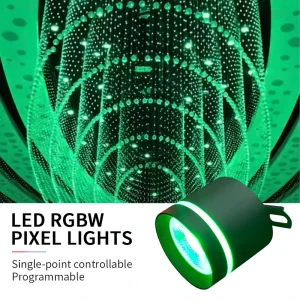 RGB RGBW Magic Colour Spotlights DMX512 Controlled Music Rhythm Crystal Led Pixel Spot Light