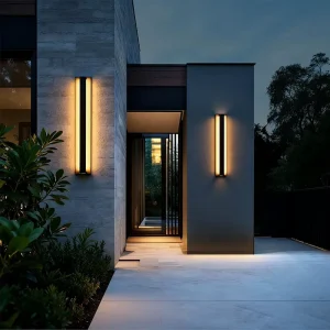 RGBCW Smart Color Changing LED Wall Sconce 24W 1400LM Indoor Linear Wall Light for Home Hotel Interior Decor Balcony Use