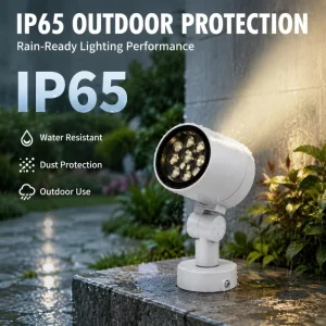 RGBW LED Spotlight 3W 6W 9W 12W 18W 24W Color Changing DMX512 Control Base Mounted Flood Light for Garden Villa Tree Wall