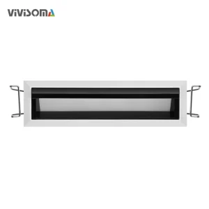 RL034549B Asymmetric Recessed Wall Washer Linear Light LED Architectural Wall Grazing Luminaire Interior Commercial Lighting