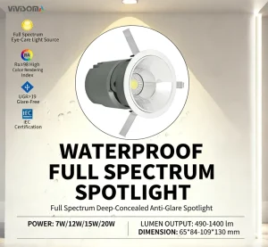RS03010 LED CCT Downlight DALI Dimmable Recessed Tiltable Wall Washer Round Modern LED Smart for Office Living Room