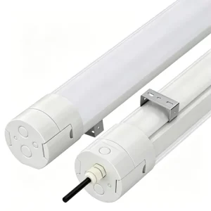 Ready Ship 130LM/W IP66 LED Waterproof Batten Tri-proof Linear Light Emergency Battery Backup 20W 40W 60W