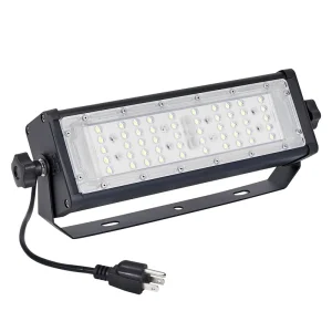 Ready to Ship 220LM/W 11000LM AI Smart APP Control 6000K IP66 Aluminum LED Flood Light for Warehouse