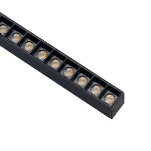 Recessed Anti Glare Strobe 1156 1540 1924mm Office Hall Indoor Led Linear Light Grille Lights Fixture Grille Lamp