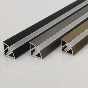 Recessed Ceiling Light Cabinet Profile Anodized Aluminum Alloy 6063 T5 Series Modern Style 2-Year Warranty