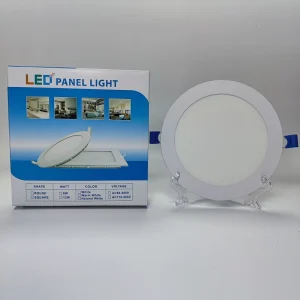 Recessed Corridor Panel Lamp Shopping Mall OEM ODM Custom 5W 7W 12W 15W 18W 24W Round LED Video Light Panel