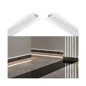 Recessed Drywall LED Linear Channel Trimless Invisible Aluminum Extrusion for Flush Ceiling Lighting