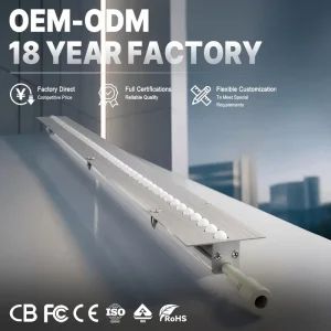 Recessed Flange Low Profile 26mm 24V IP65 LED Linear Light 12W 1m for Flush Facade Wall Hotel Project YDMQ12 1