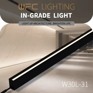 Recessed Floor Linear Inground Light RGB IP67 Waterproof DC24V Swimming Pool LED App Control Aluminum Light
