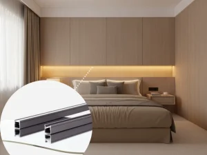 Recessed LED Aluminum Profile 12V Plastic Shade Dimmable for Wardrobe Shelf Kitchen Cabinet and Bookcase Lighting YB1019 0