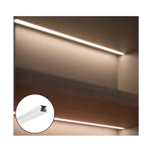 Recessed LED Aluminum Profile with PC Diffuser for Cabinet Shelf Use LED Strip Cabinet Splint Lamps