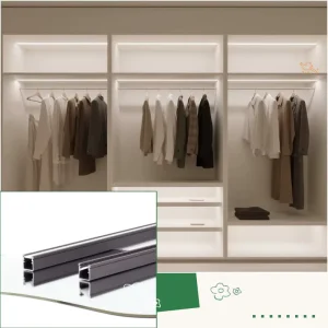 Recessed LED Cabinet Linear Light with Plastic Diffuser Dimmable Aluminum Construction for Home Furniture Lighting YB1019-22