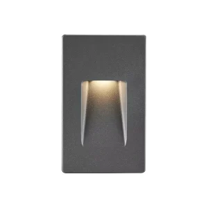 Recessed LED Wall Luminaire IP65 Aluminum Outdoor Step Light for Staircase Walkway and Architectural Lighting