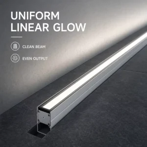 Recessed Linear Burial Light IP67 Waterproof Factory OEM ODM 12W 18W 24W 36W Dynamic RGBW DMX512 DIALux Design Support