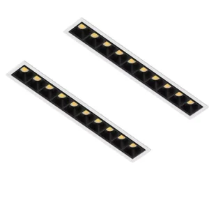 Recessed Long Grille Spotlight Led Anti glare Home Living Room Aisle No Main Light Lighting Line Light Store Commercial